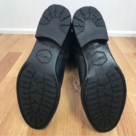 BORN Shaunie Black Leather Knee High Riding‎ Boot Low Heel Fall Winter Size 6.5 - Picture 9 of 15